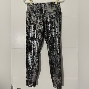 Lululemon Wunder Under High Rise Brindle Foil Leggings NWOT